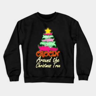 Crocin Around The Christmas Tree Crewneck Sweatshirt